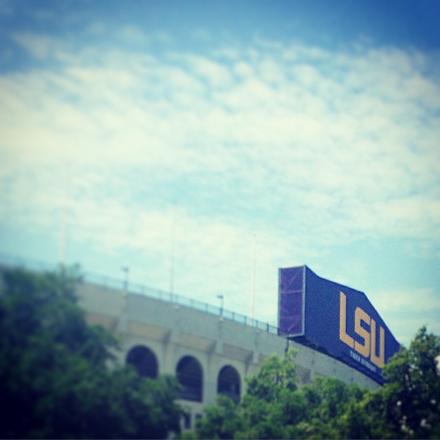 Home sweet home #lsu #tigerstadium